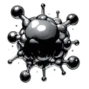 Adrenaline Molecule tattoo design idea