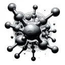 Adrenaline Molecule tattoo design idea