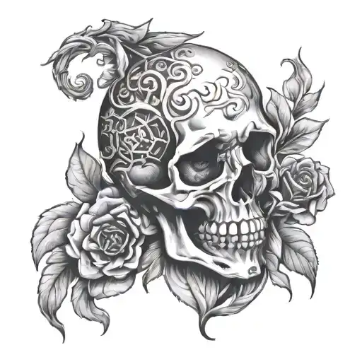 Memento Mori tattoo design idea