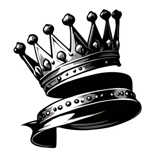 kings crowns symbolizing royalty and leadership tattoo design idea
