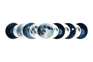 moon phases tattoo design idea