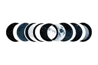 moon phases tattoo design idea