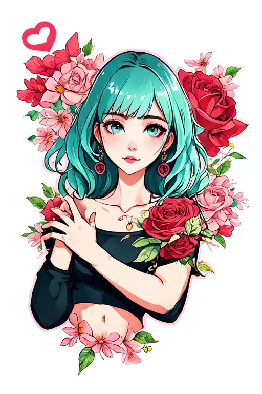 Love Fati Arm tattoo design idea