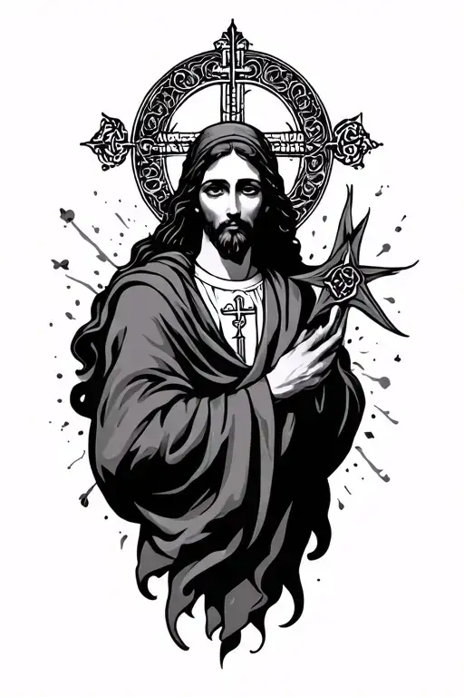 religious tattoo design idea