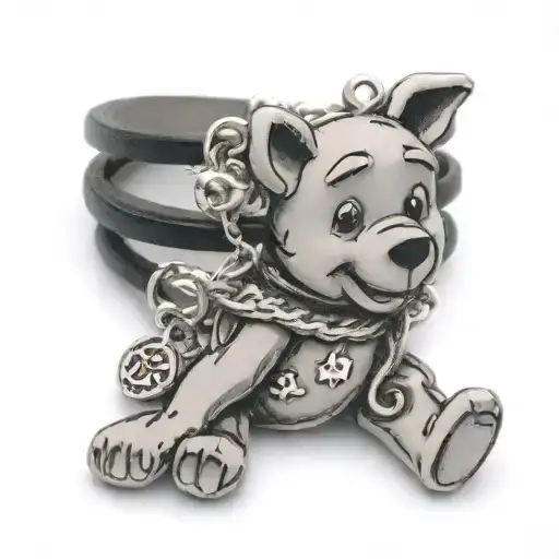 winnie the pooh charm bracelt  tattoo design idea