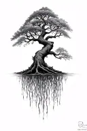 Willow tree tattoo design idea