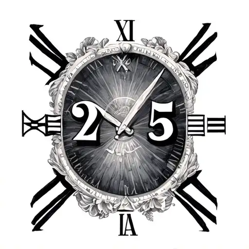 1985 In Roman Numerals tattoo design idea