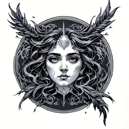 Euclid Sleep Token tattoo design idea