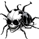 Beetlejuice tattoo design idea