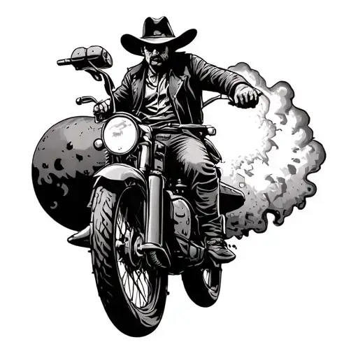 Cowboy Riding Nuke 112+ Nuke Tattoo Ideas in 2026 - BlackInk AI