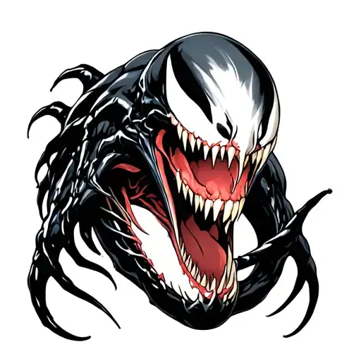 Venom tattoo design idea