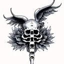 chiropractic  tattoo design idea