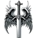 Sword Of St Michael tattoo design idea
