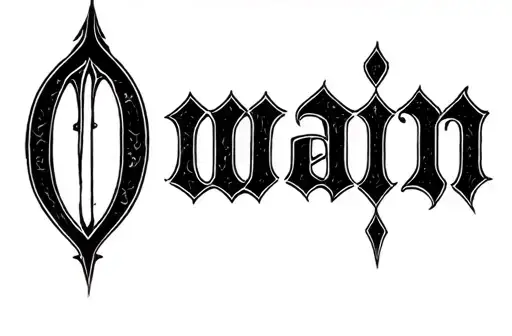 "Owain" tattoo design idea