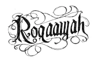 "Roquayyah " "RM " Scroll with mothers name tattoo tattoo design idea