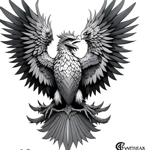 Indonesian mythology Garuda tattoo design idea