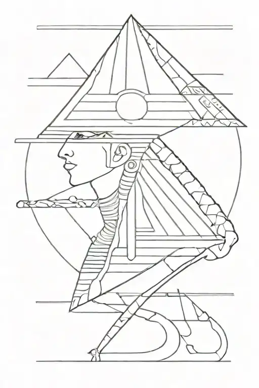 Egyptian tattoo design idea