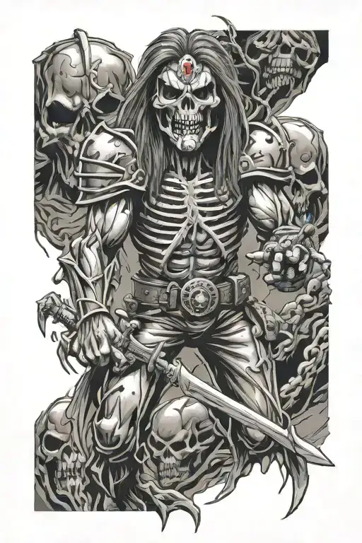 Iron Maiden tattoo design idea