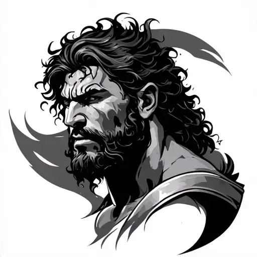 Samson tattoo design idea