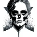 Content tattoo design idea