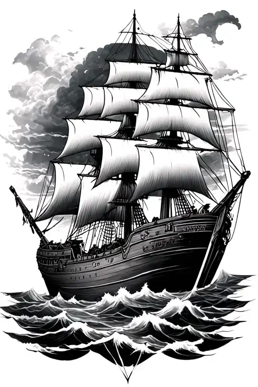 a bicep tattoo design inspired by the ship of theseus featuring a theme of growth and a quote tattoo design idea