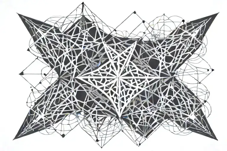 quantum entanglement tattoo design idea