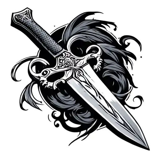 Buster Sword tattoo design idea
