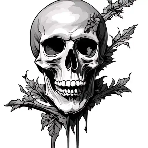 The Holy Death tattoo design idea