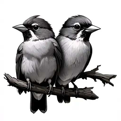 3 Little Birds tattoo design idea