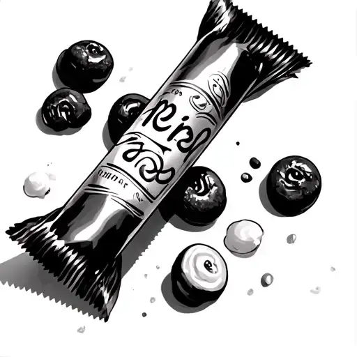 Candy Wrapper tattoo design idea