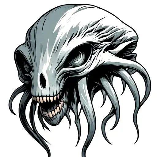 Cthulhu Head tattoo design idea
