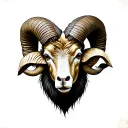 aries ram tattoo design idea