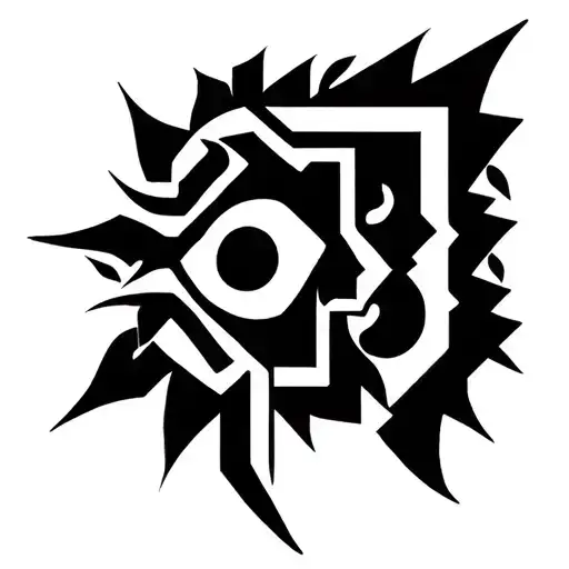 cybersigilism flashtattoo neotribaltattoo tattoo design idea