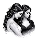 Aunt Niece tattoo design idea