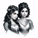 Aunt Niece tattoo design idea