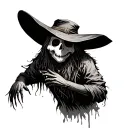 scarecrow tattoo design idea