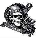Mechanic Memorial tattoo design idea