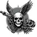 Mechanic Memorial tattoo design idea