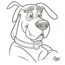 Scooby doo tattoo design idea