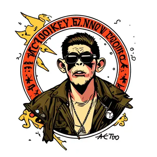 arctic monkey tattoo design idea