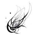 Coverup Abstract Patterns tattoo design idea