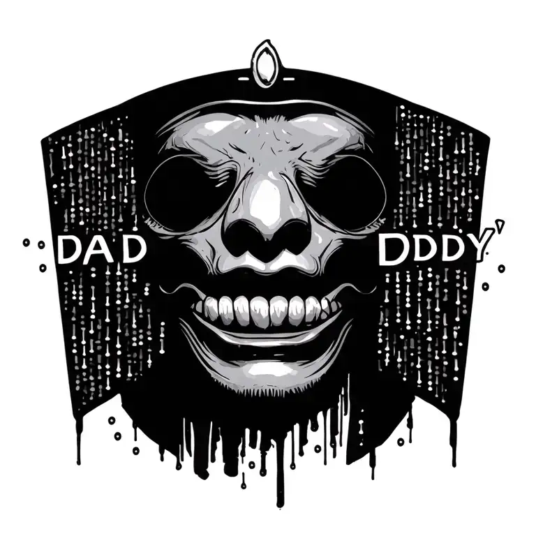 "Daddy " Morse code tattoo design idea