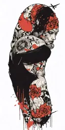 comics tattoo design idea