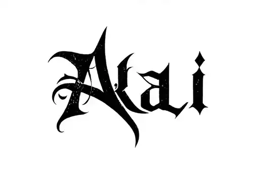 "Akali" tattoo design idea