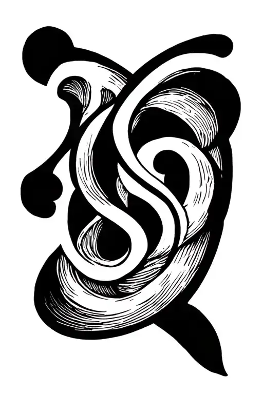 boredom symbol tattoo design idea