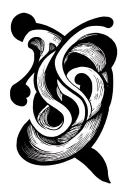 boredom symbol tattoo design idea