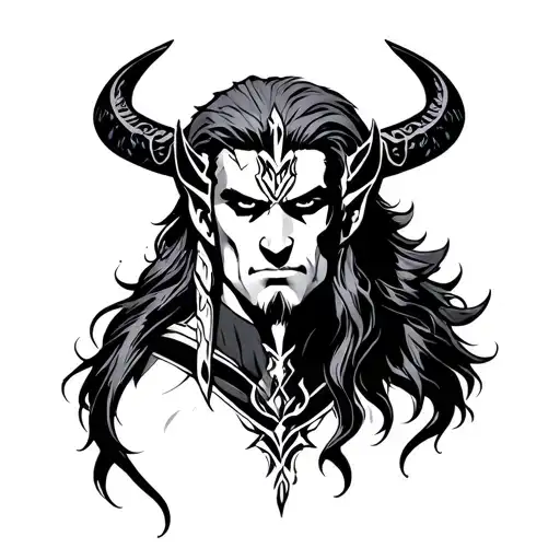 Loki tattoo design idea