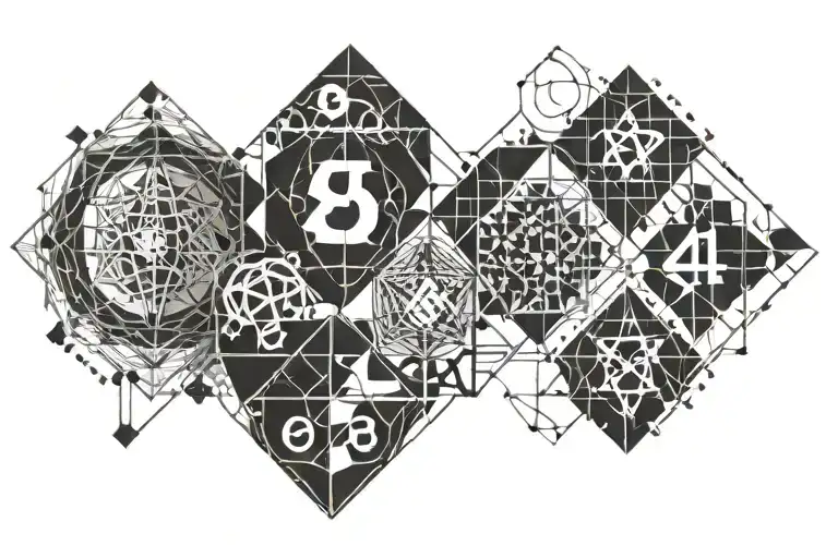 math themed tatoo tattoo design idea