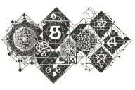 math themed tatoo tattoo design idea