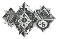 math themed tatoo tattoo design idea